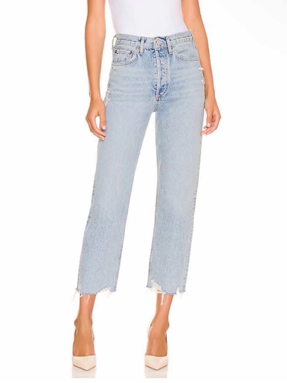 AGLODE 90s Pinch-Waist Jeans